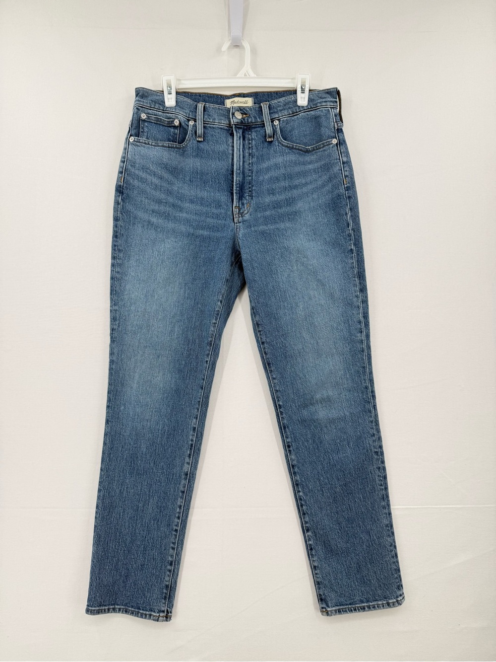 Madewell Perfect Vintage Jeans Women’s Size 30 Blue Straight Leg High Rise Denim
